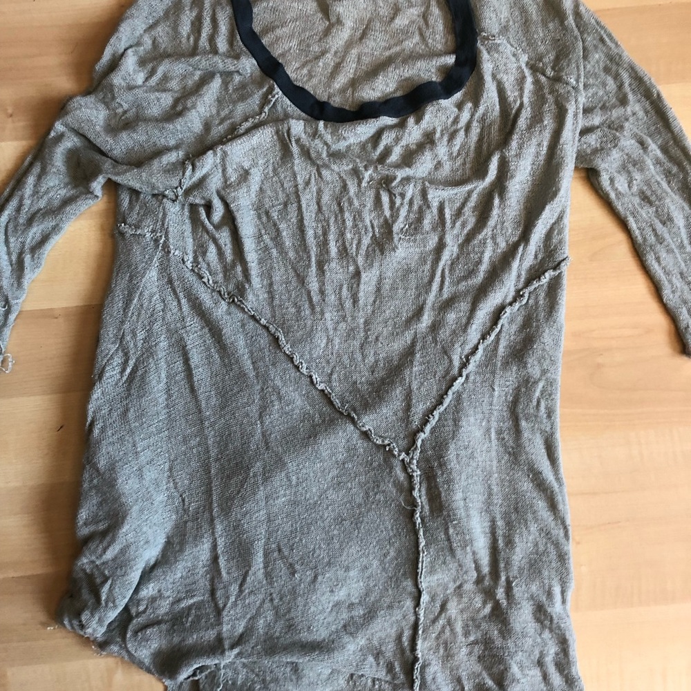 Free people mid sleeve shirt